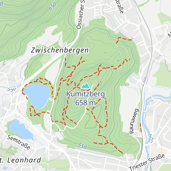 Map of Kumitzberg
