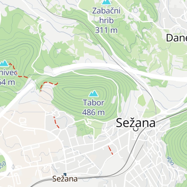 Map of Tabor