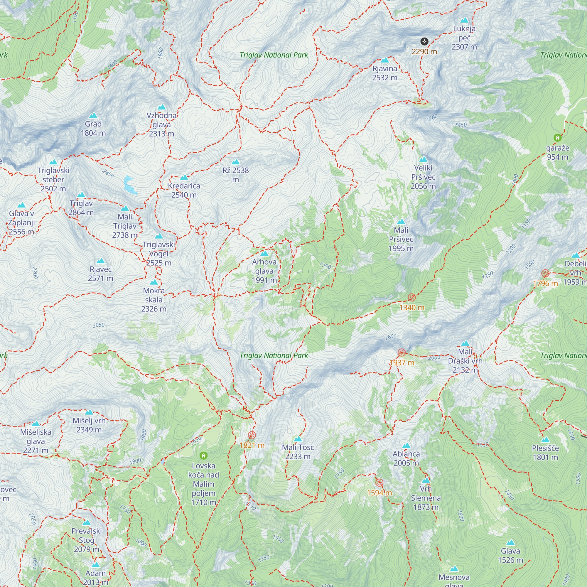 Pastirski stan Prgarca map