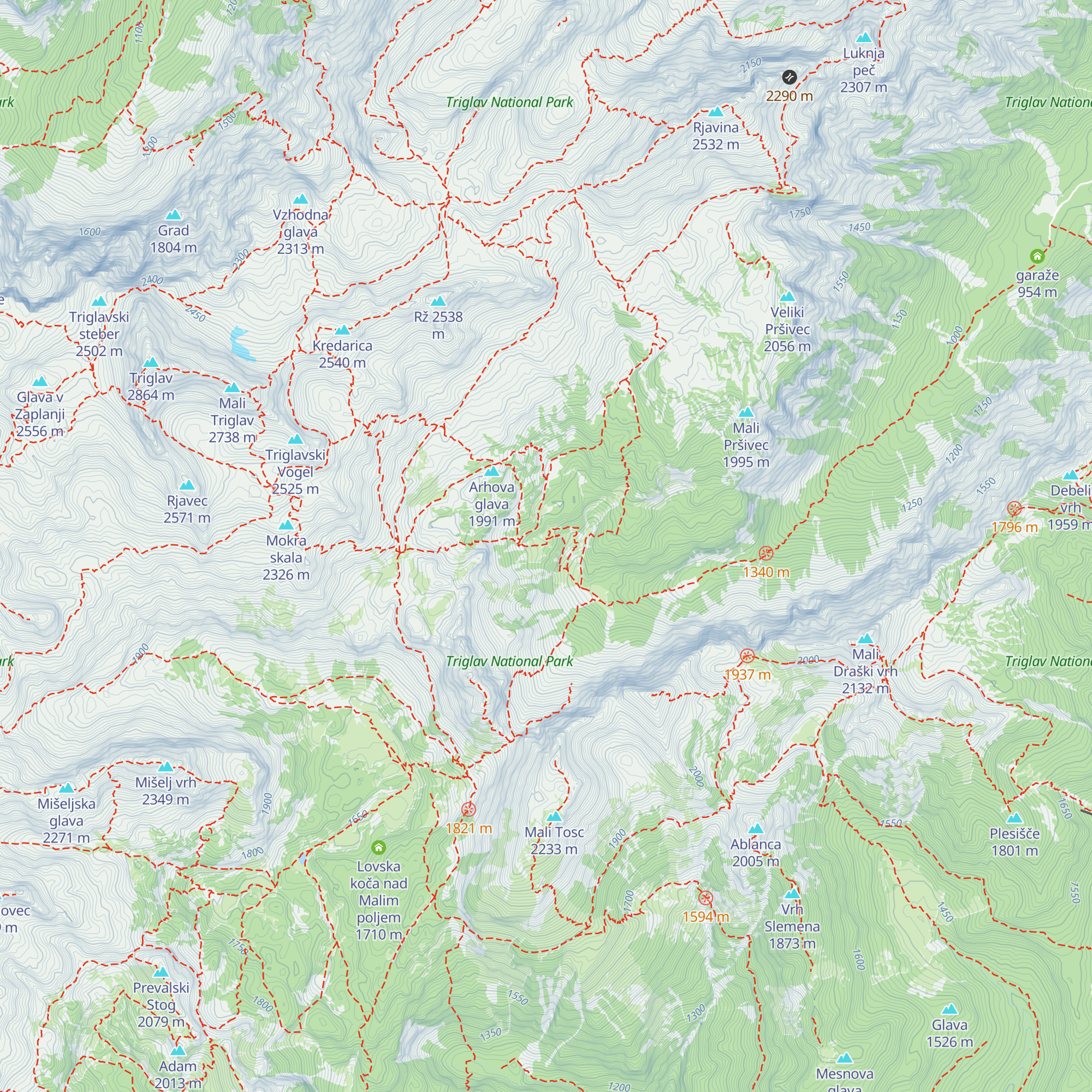 Pastirski stan Prgarca map