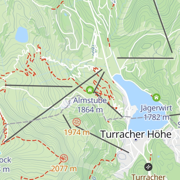 Map of Almstube