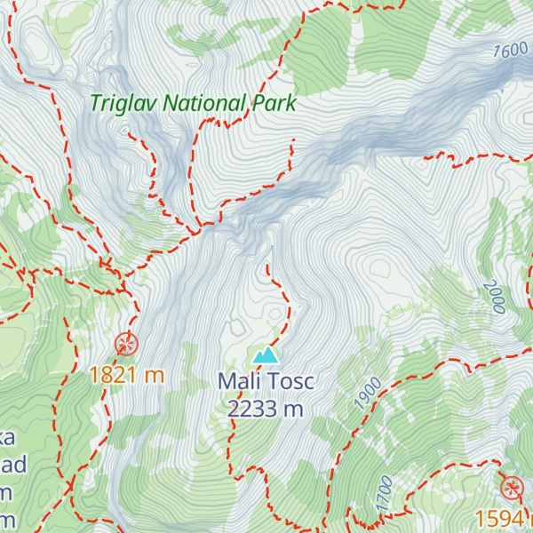 Map of Tosc