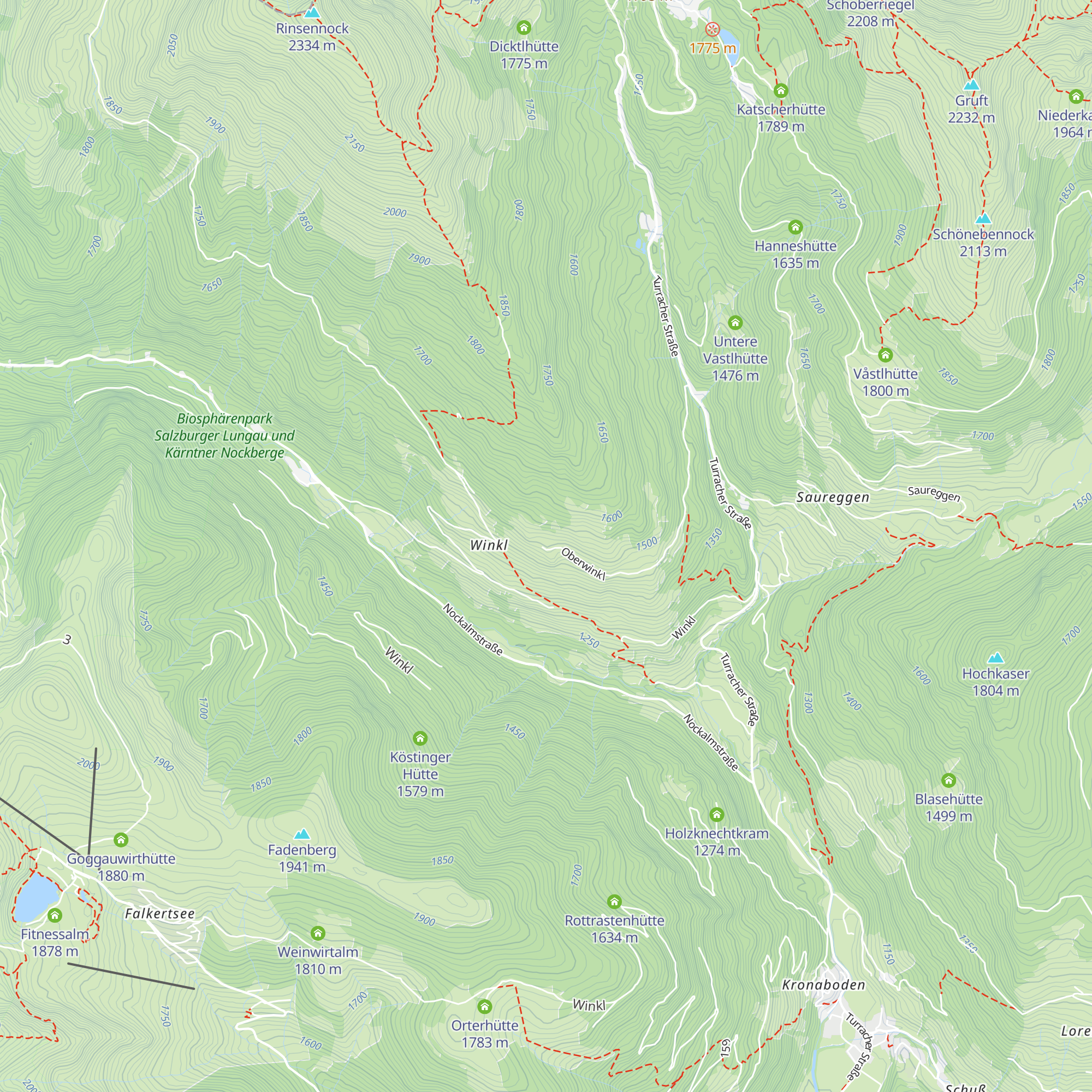 Schrunerhof map