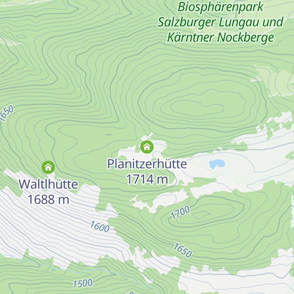 Map of Planitzerhütte