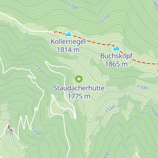Map of Staudacherhütte
