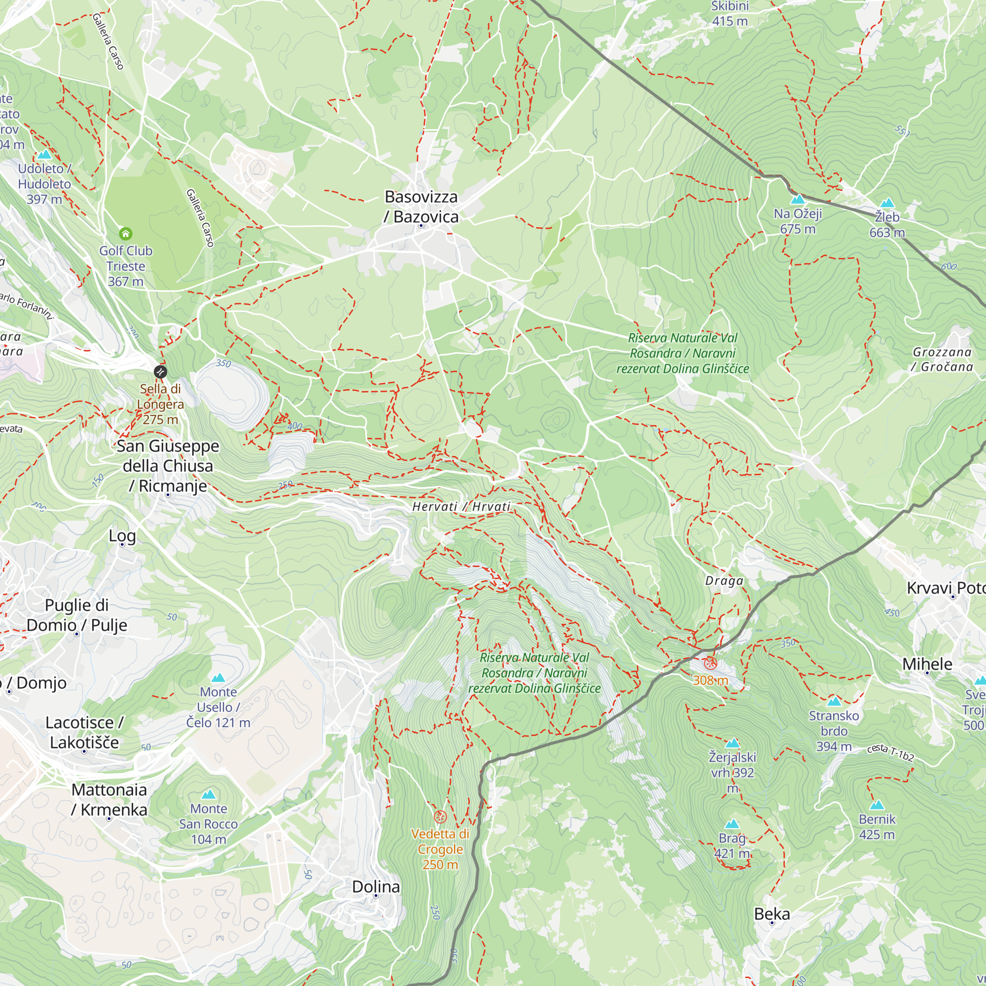 Vedetta di San Lorenzo map