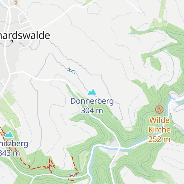 Map of Donnerberg