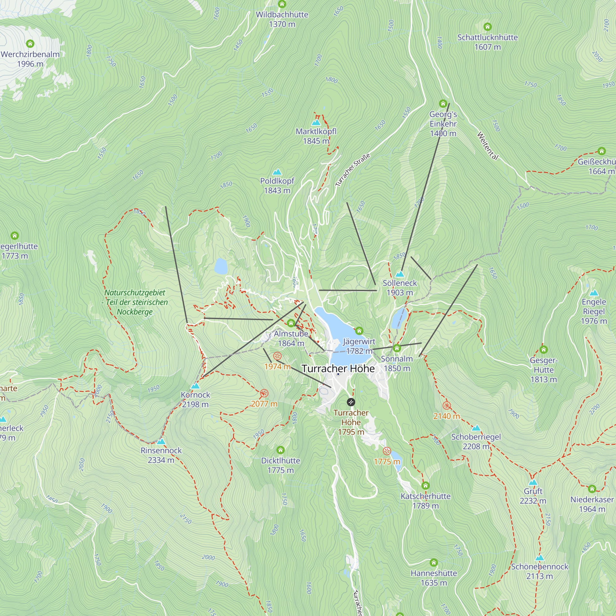 Tom's Cafe-Restaurant-Pizzeria map