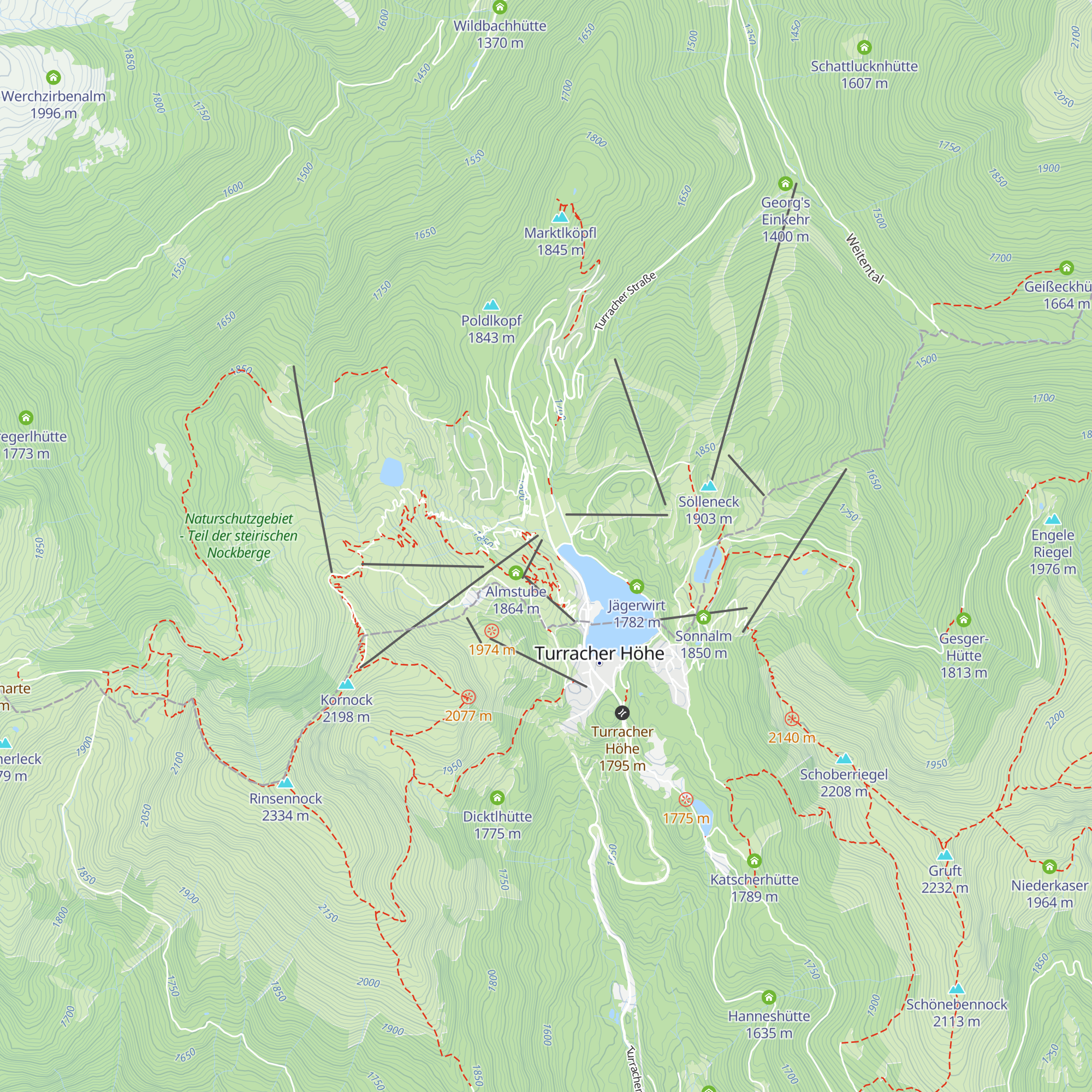 Tom's Cafe-Restaurant-Pizzeria map