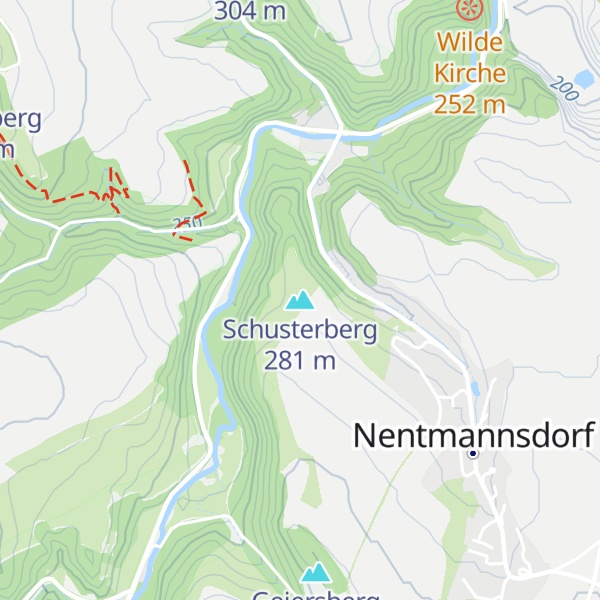 Map of Schusterberg