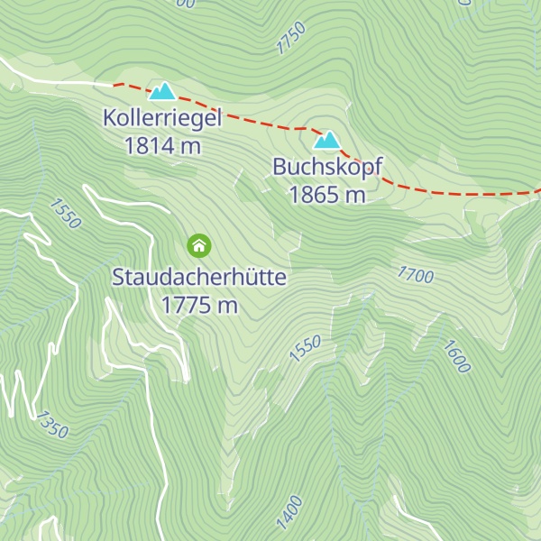 Map of Staudacherhütte