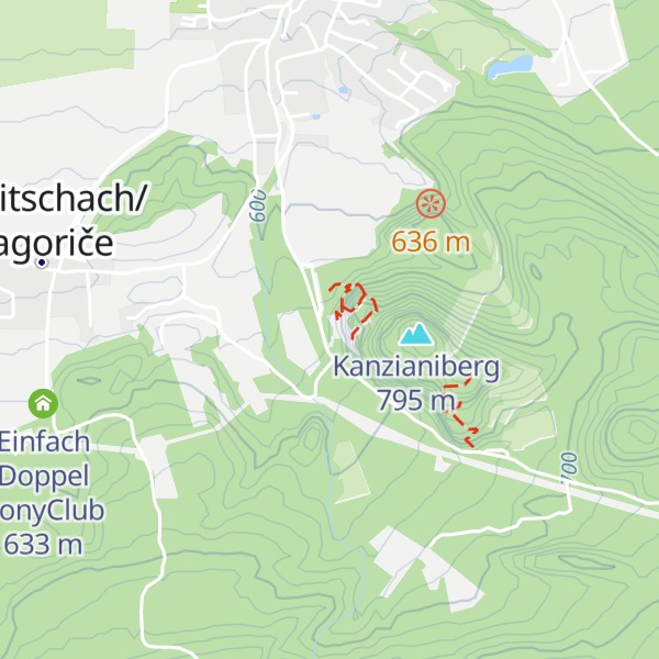 Map of Kalkofen Kanzianiberg