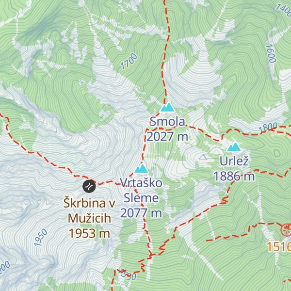 Map of Votlo Sleme