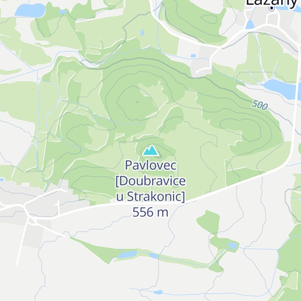 Map of Pavlovec [Doubravice u Strakonic]