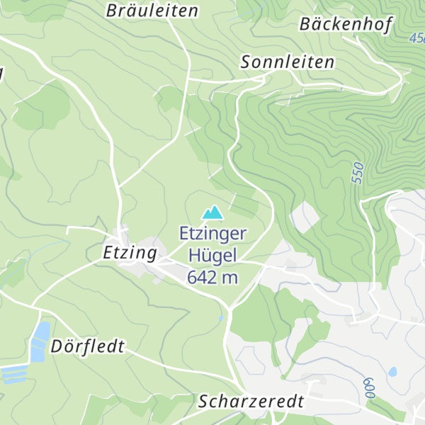 Map of Etzinger Hügel