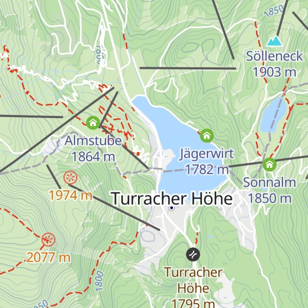 Map of Turracherhof