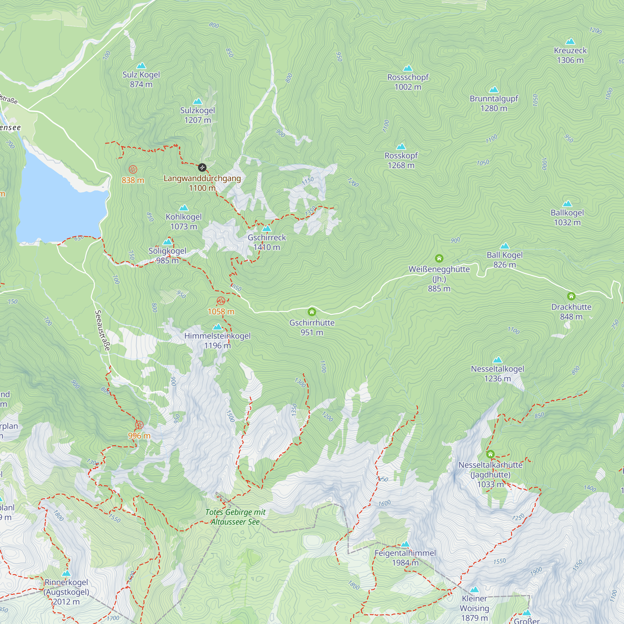 Gschirrhütte map