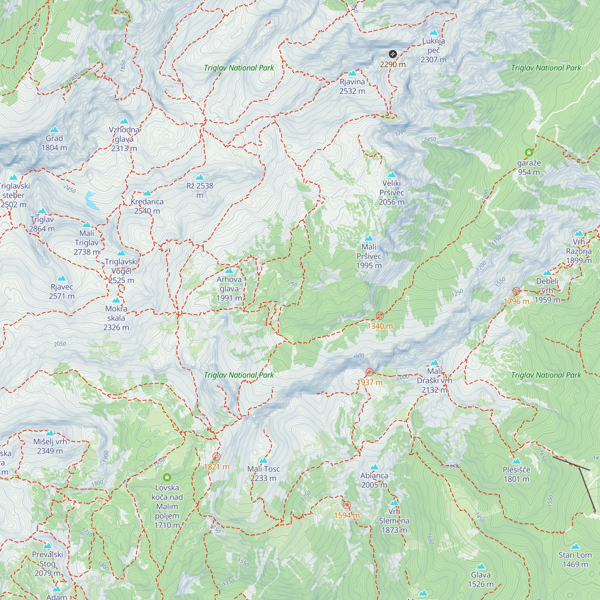 Lovska koča (Krma) map