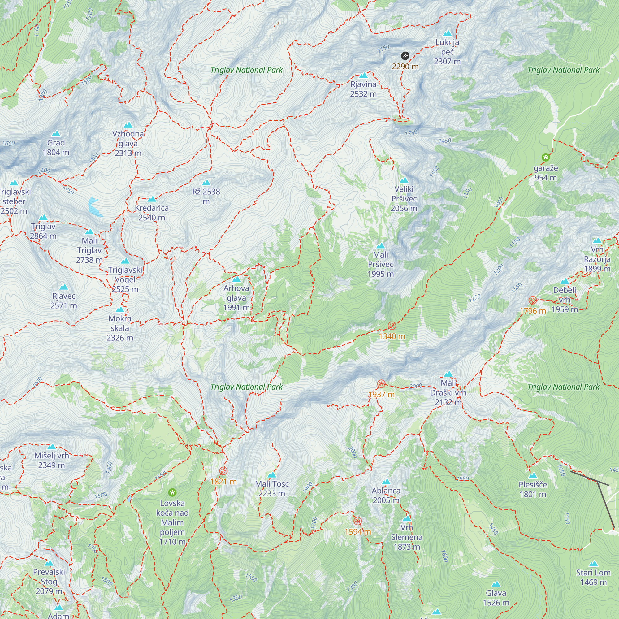 Lovska koča (Krma) map