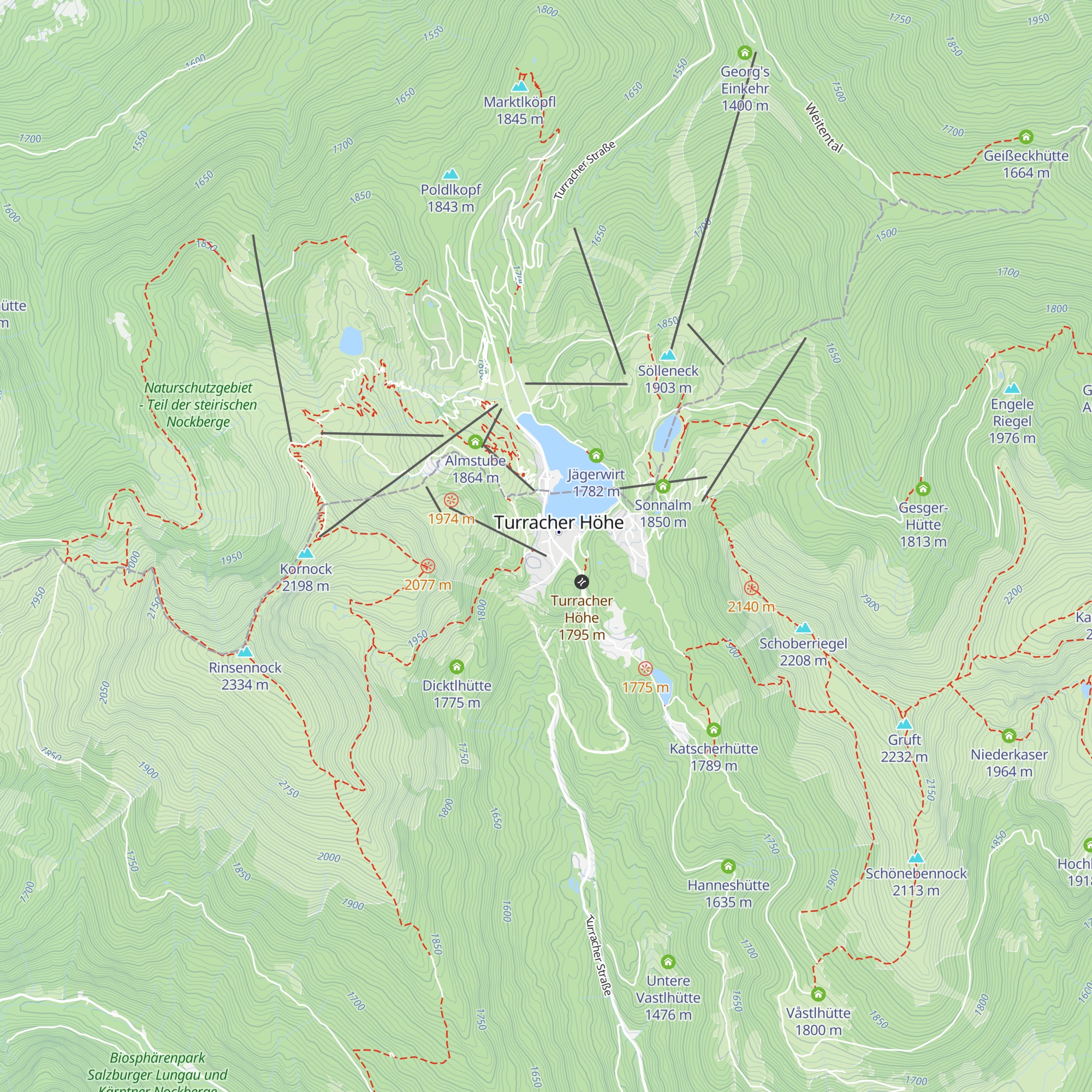 Die Nockalm map