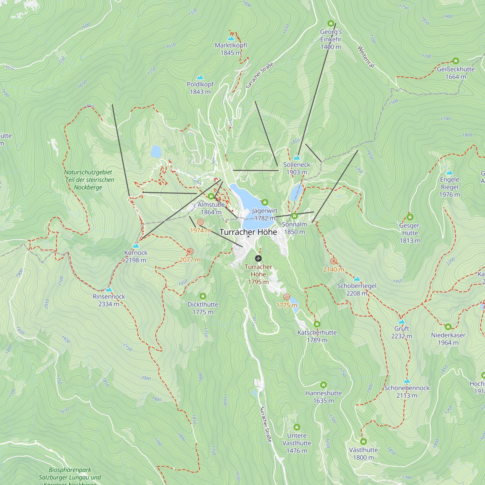 Die Nockalm map