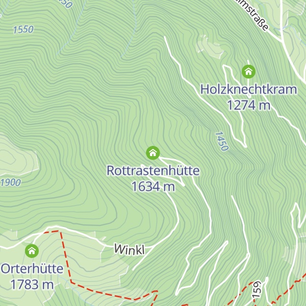 Map of Rottrastenhütte