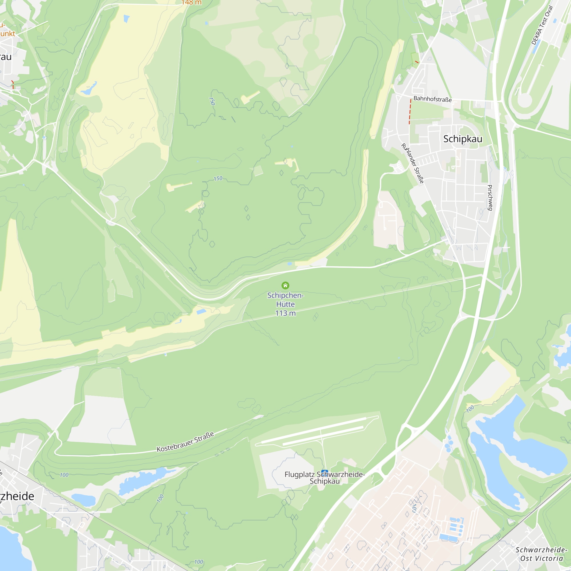 Schipchen-Hütte map