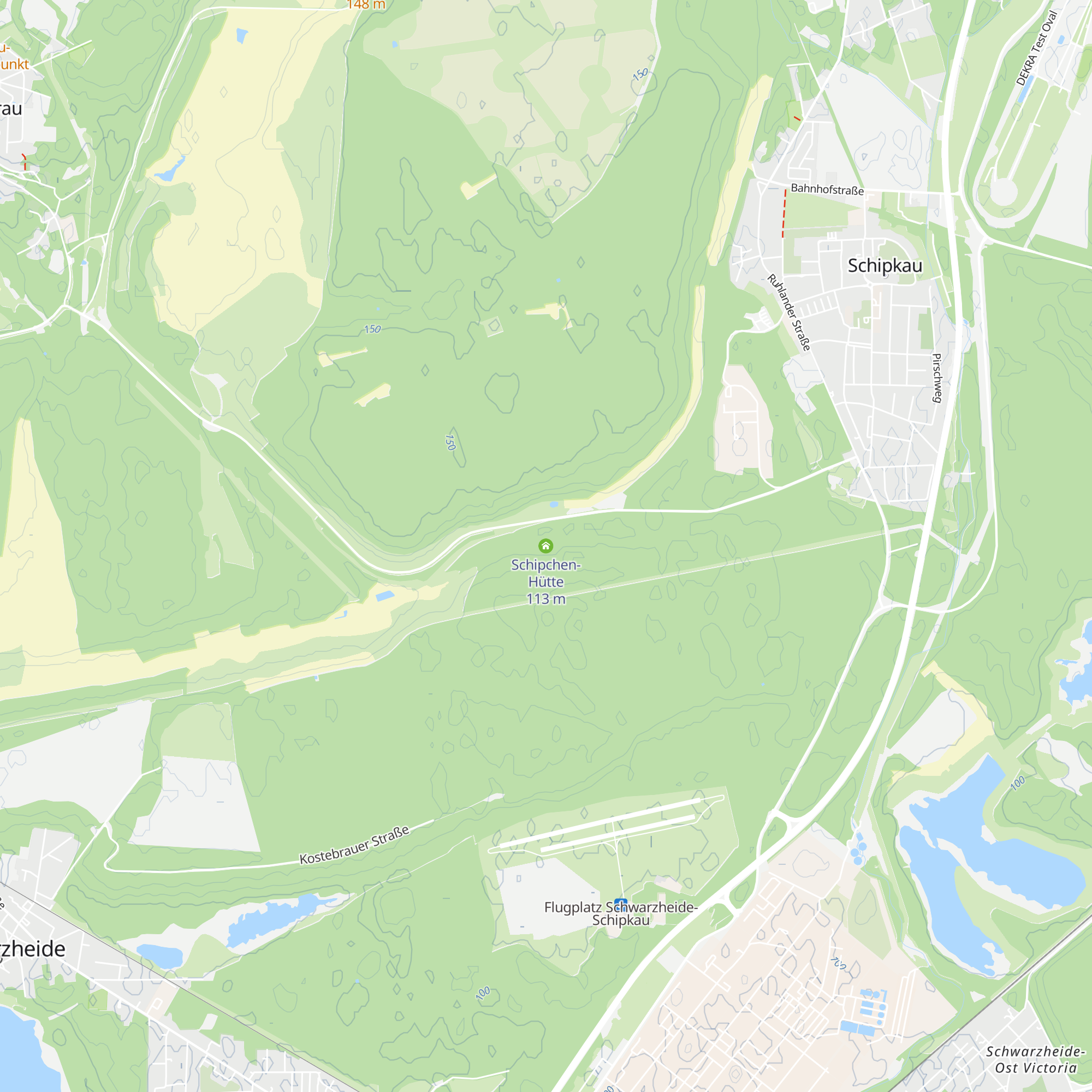 Schipchen-Hütte map