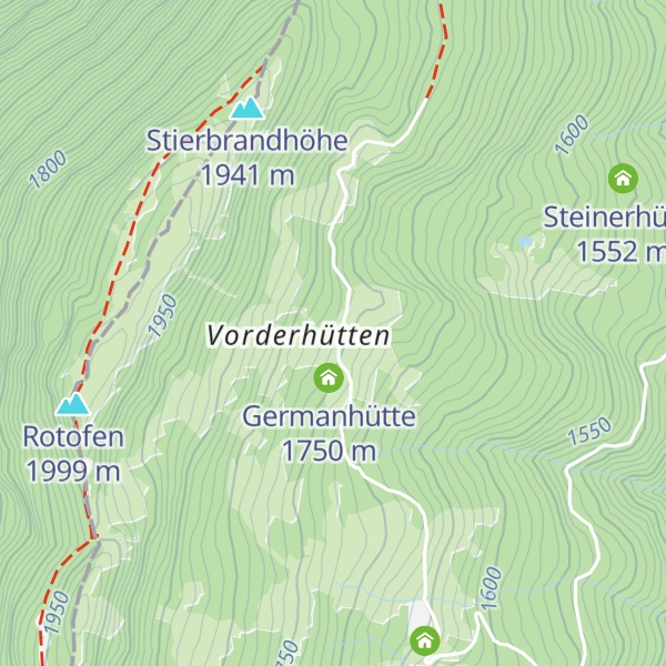 Map of Kristabauerhütte