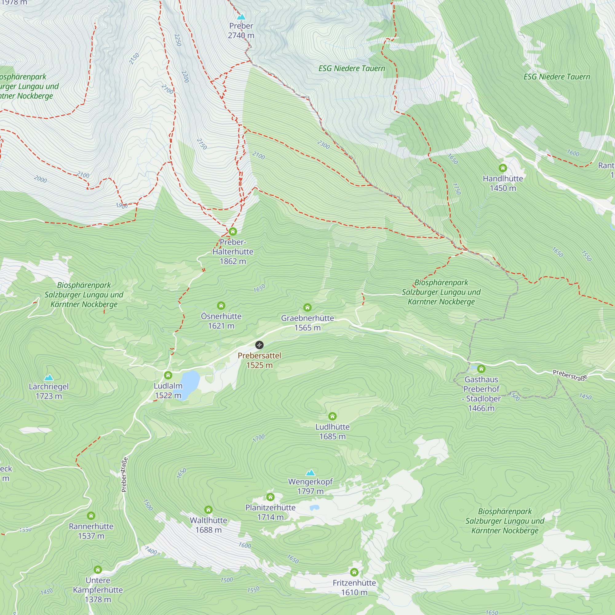 Graebnerhütte map