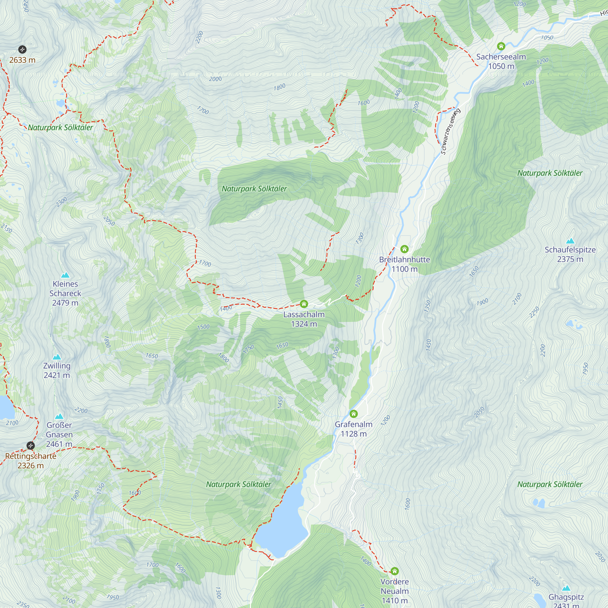 Lassachalm map