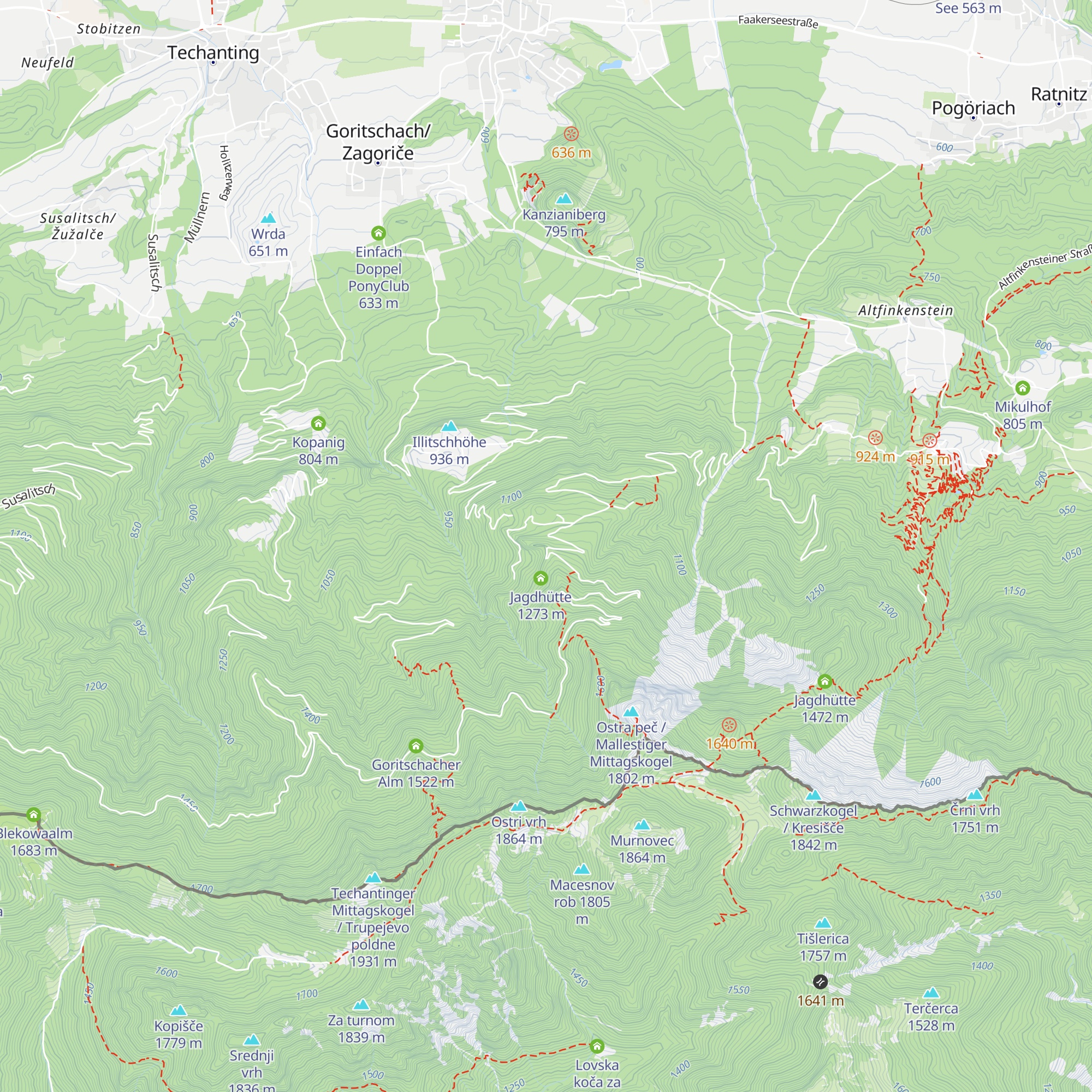 Gallobhütte map