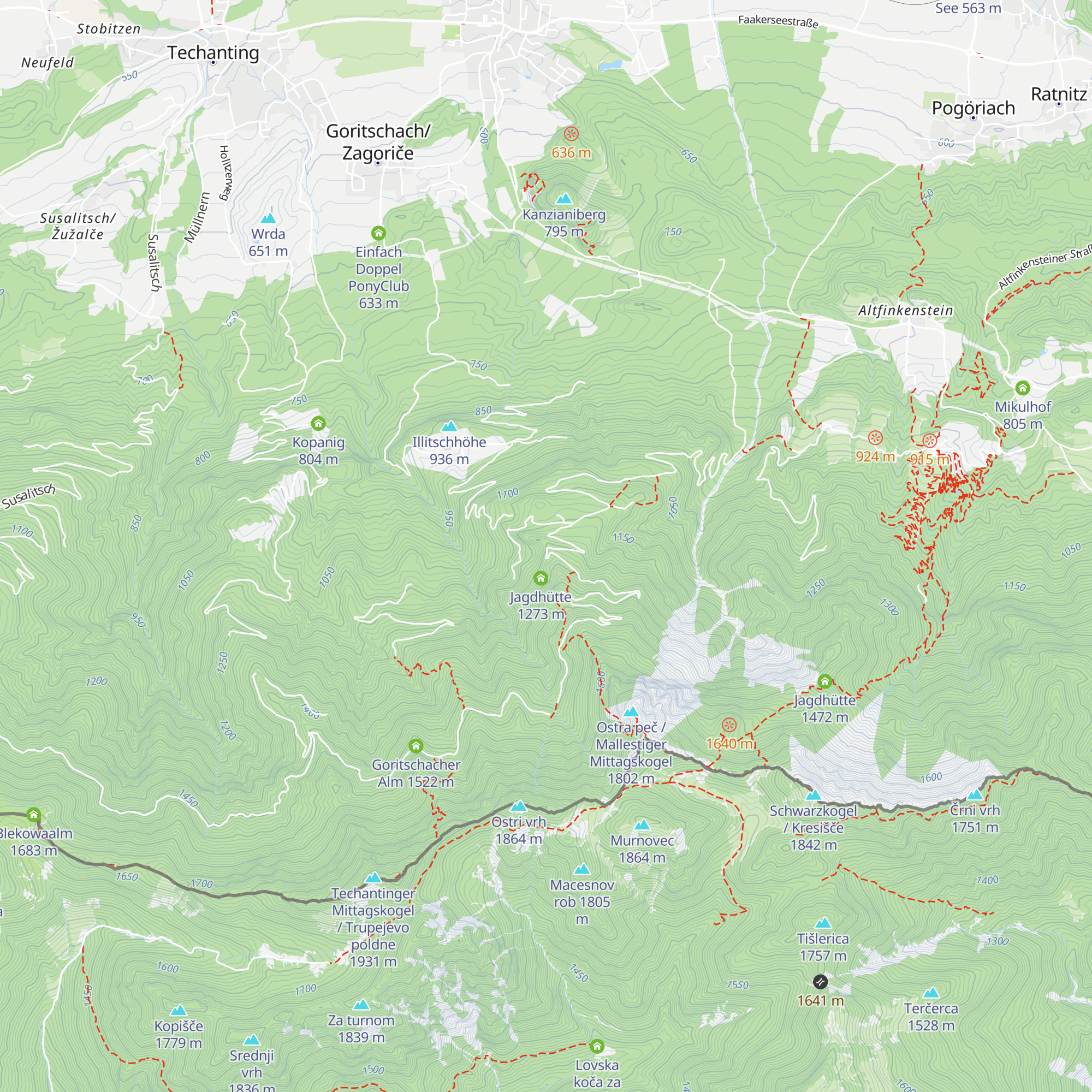 Gallobhütte map