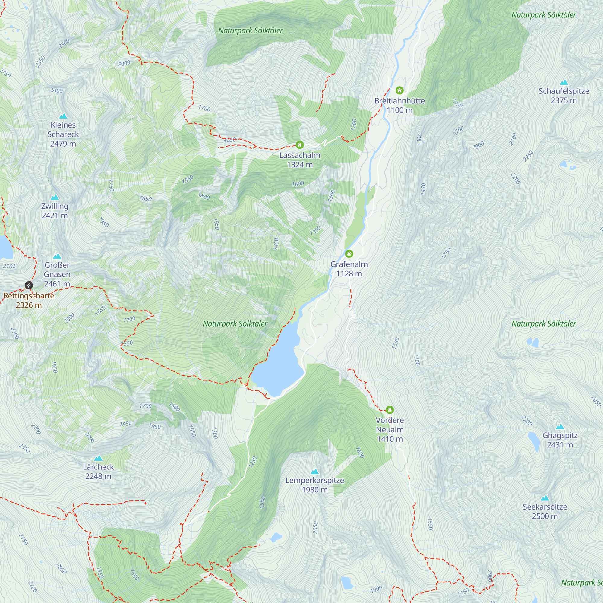 Harmer Alm map