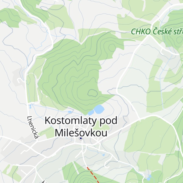 Map of Roudný