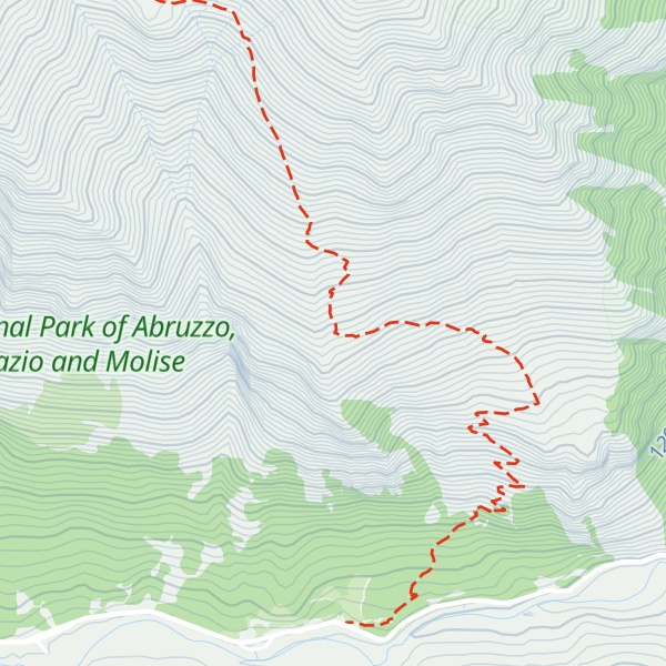 Map of Stazzo di Monte Forcone