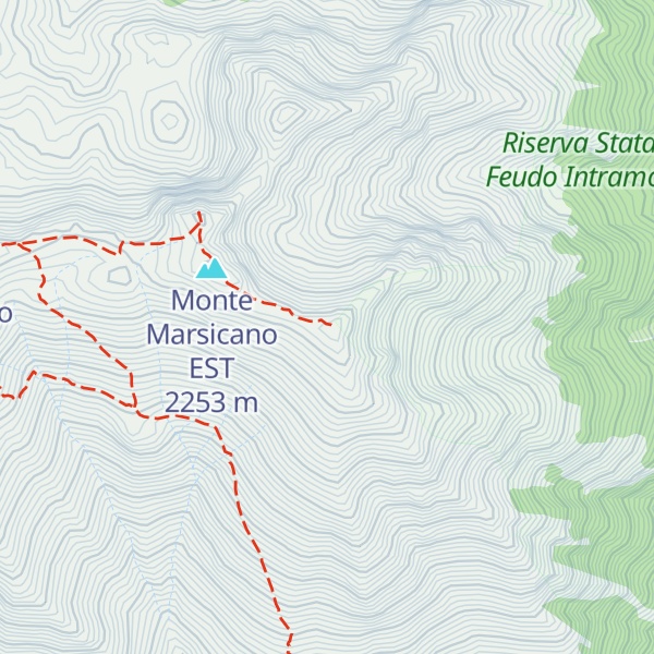 Map of Monte Forcone