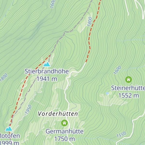 Map of Jauernigghütte