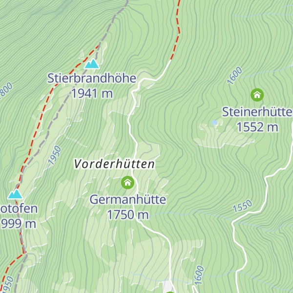 Map of Göldnerhütte