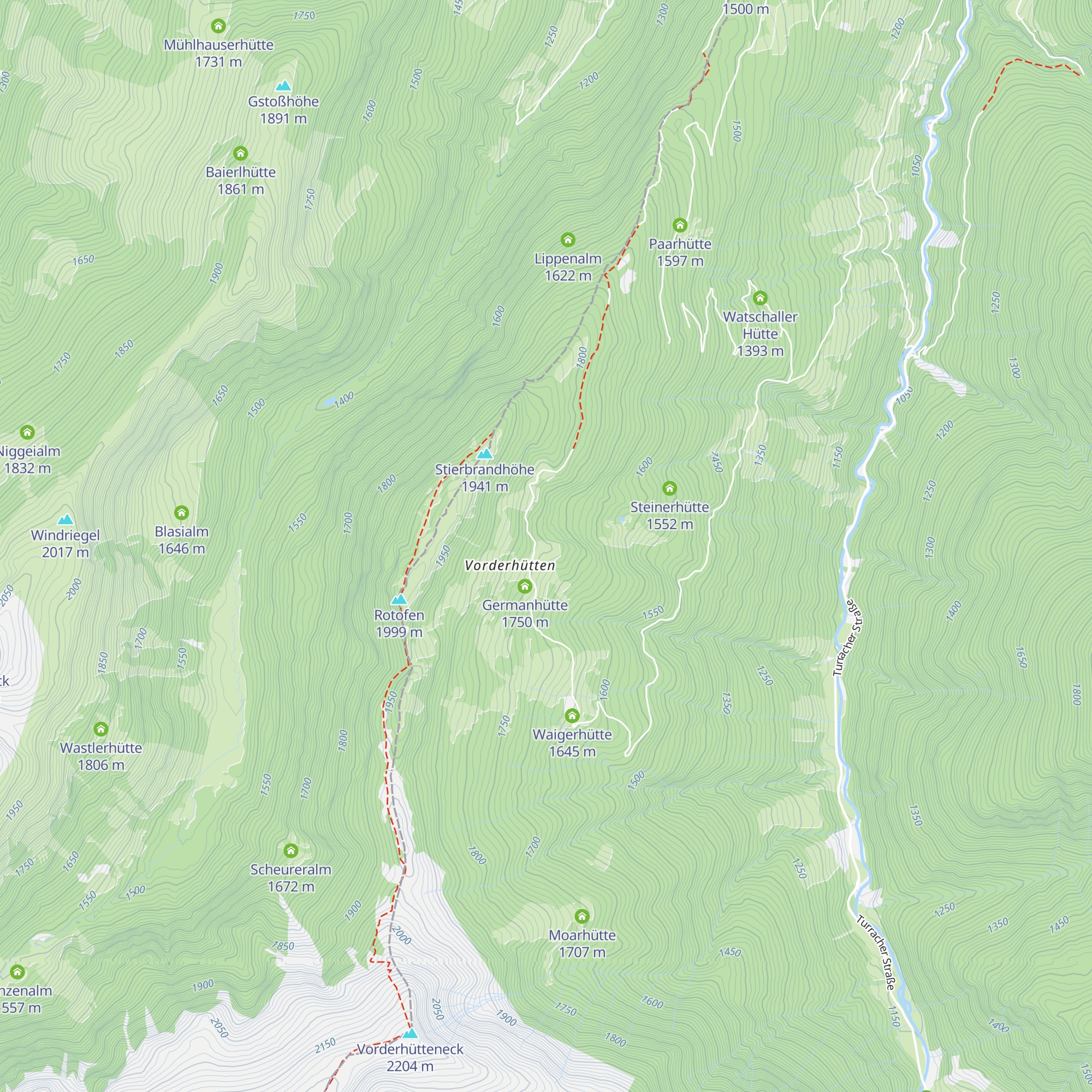 Göldnerhütte map