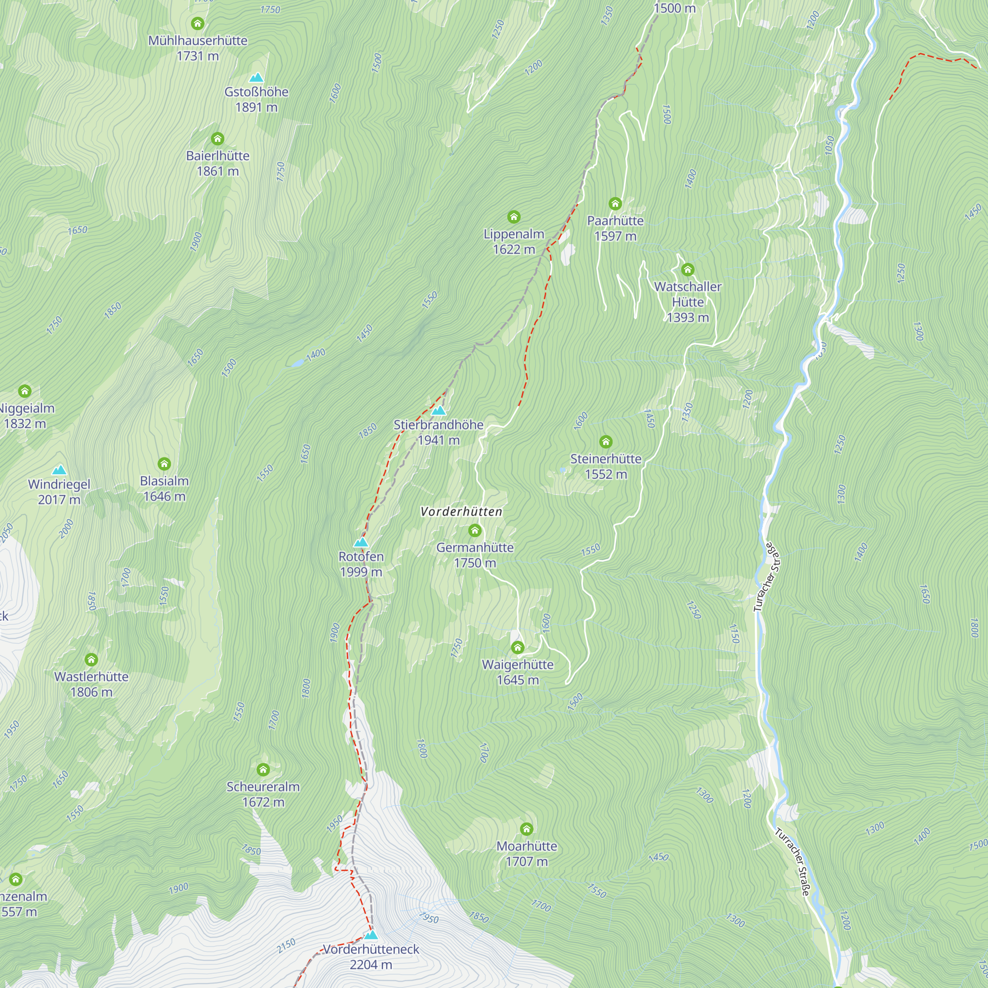 Göldnerhütte map