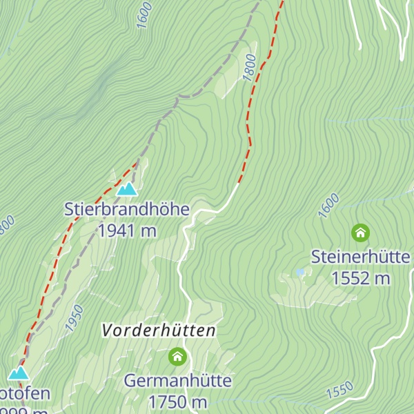 Map of Wimmlerhütte