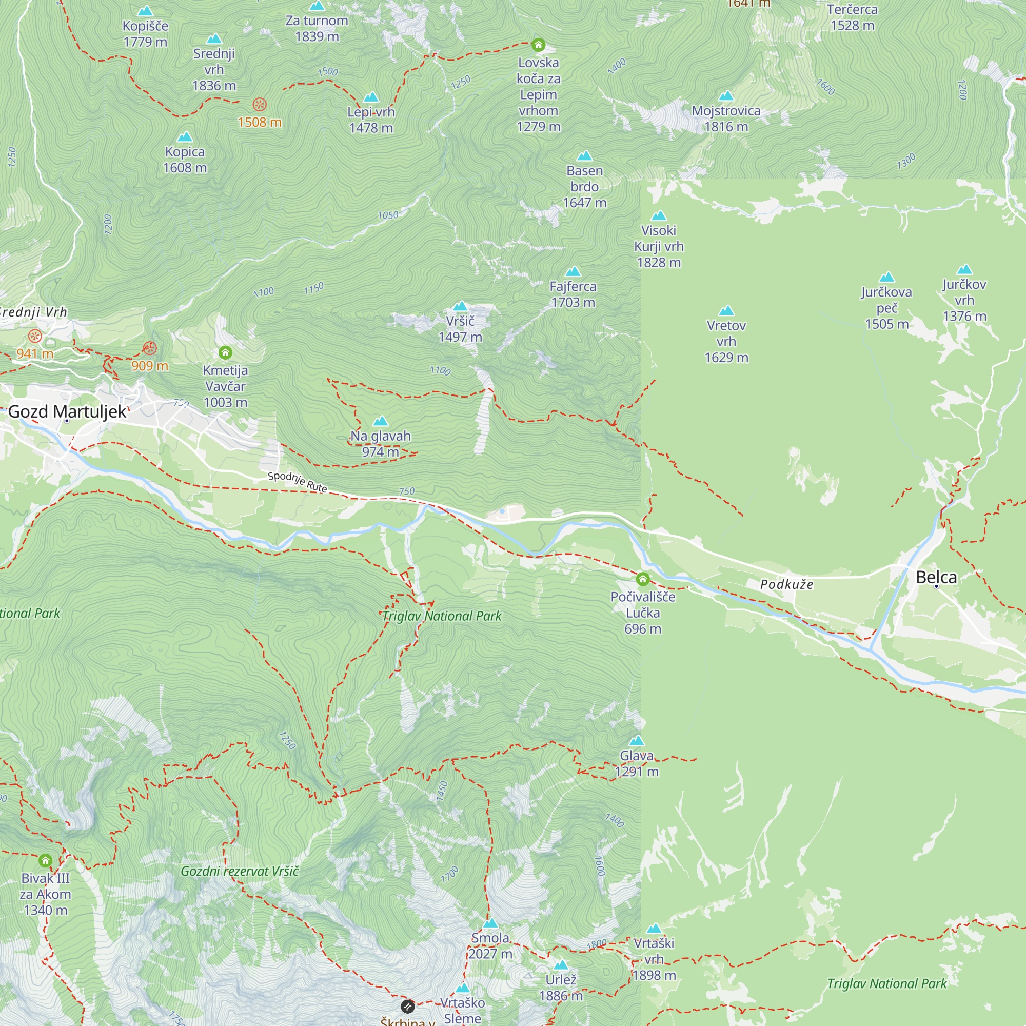 Komunala Kranjska Gora, d.o.o. map