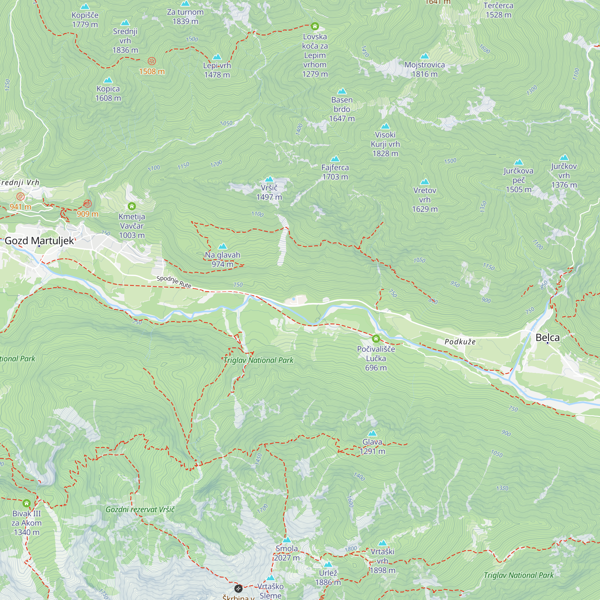 Komunala Kranjska Gora, d.o.o. map