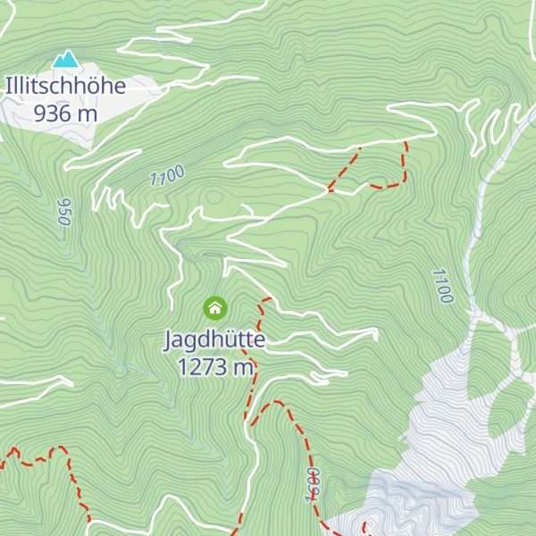 Map of Urschitzhütte