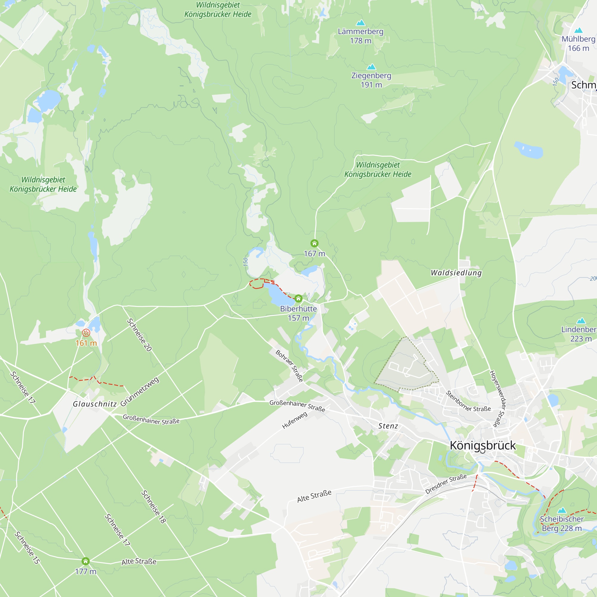 Biberhütte map