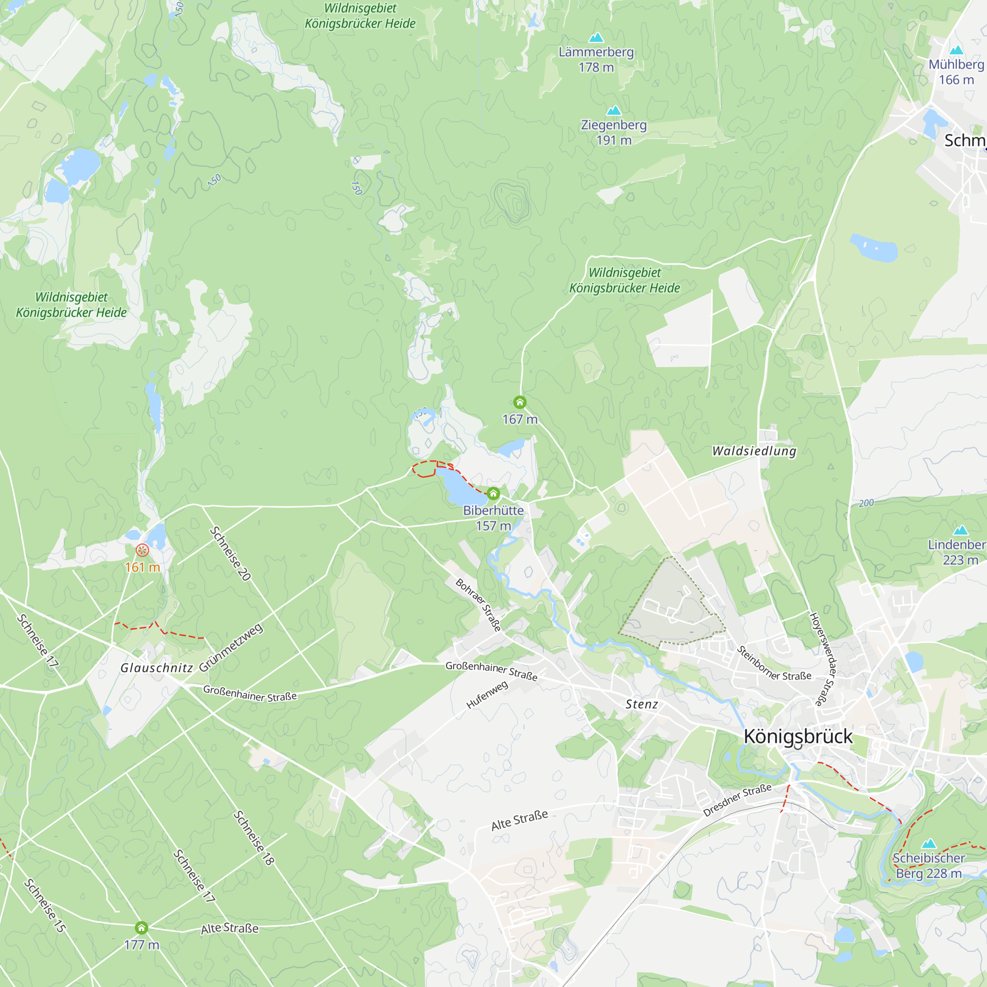 Biberhütte map