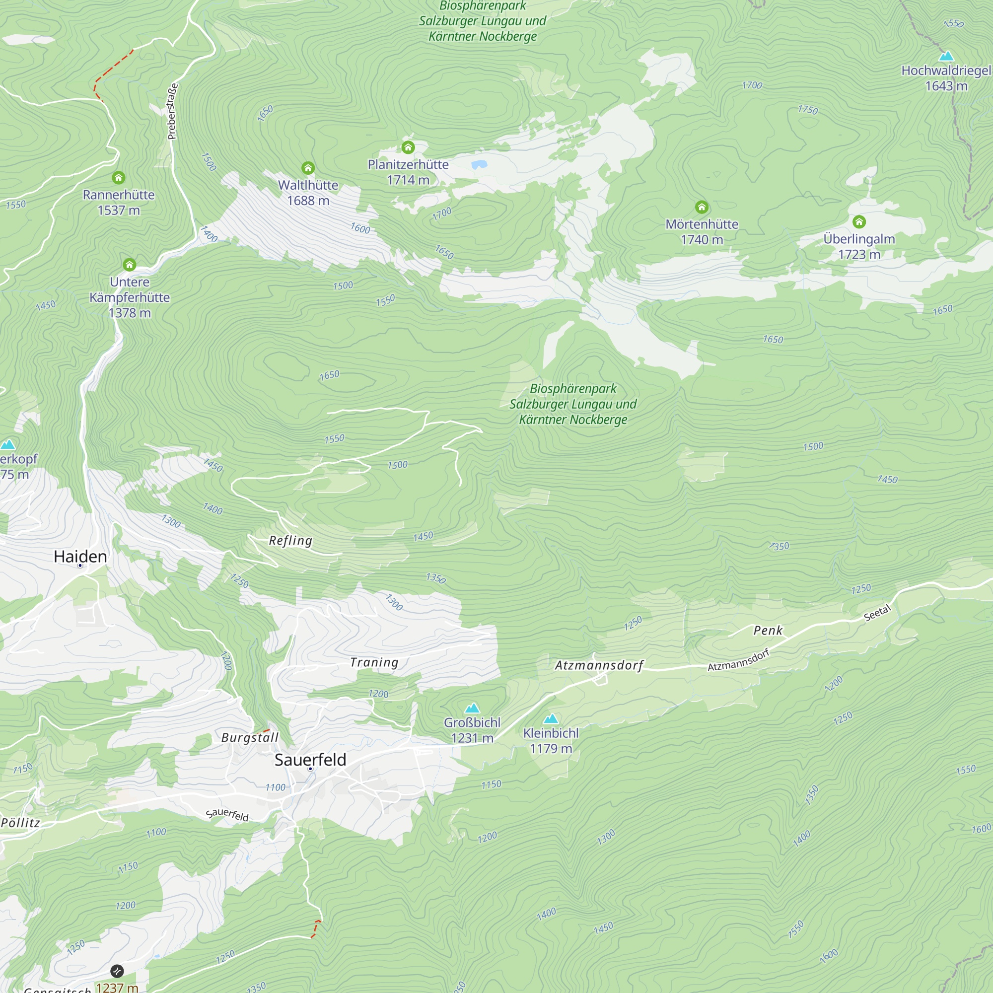 Diktenhütte map
