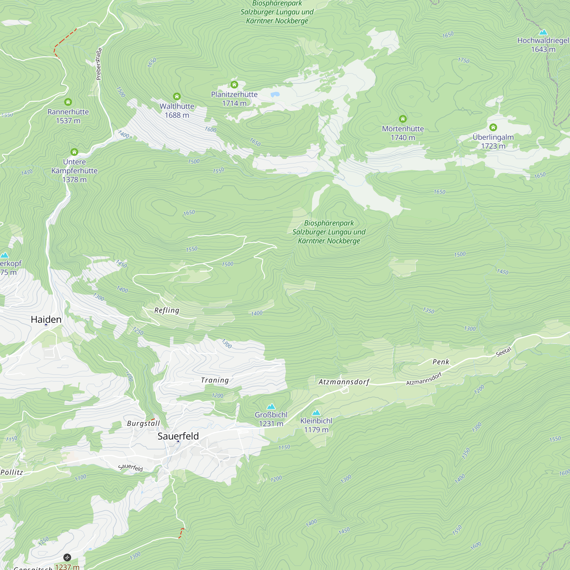 Diktenhütte map
