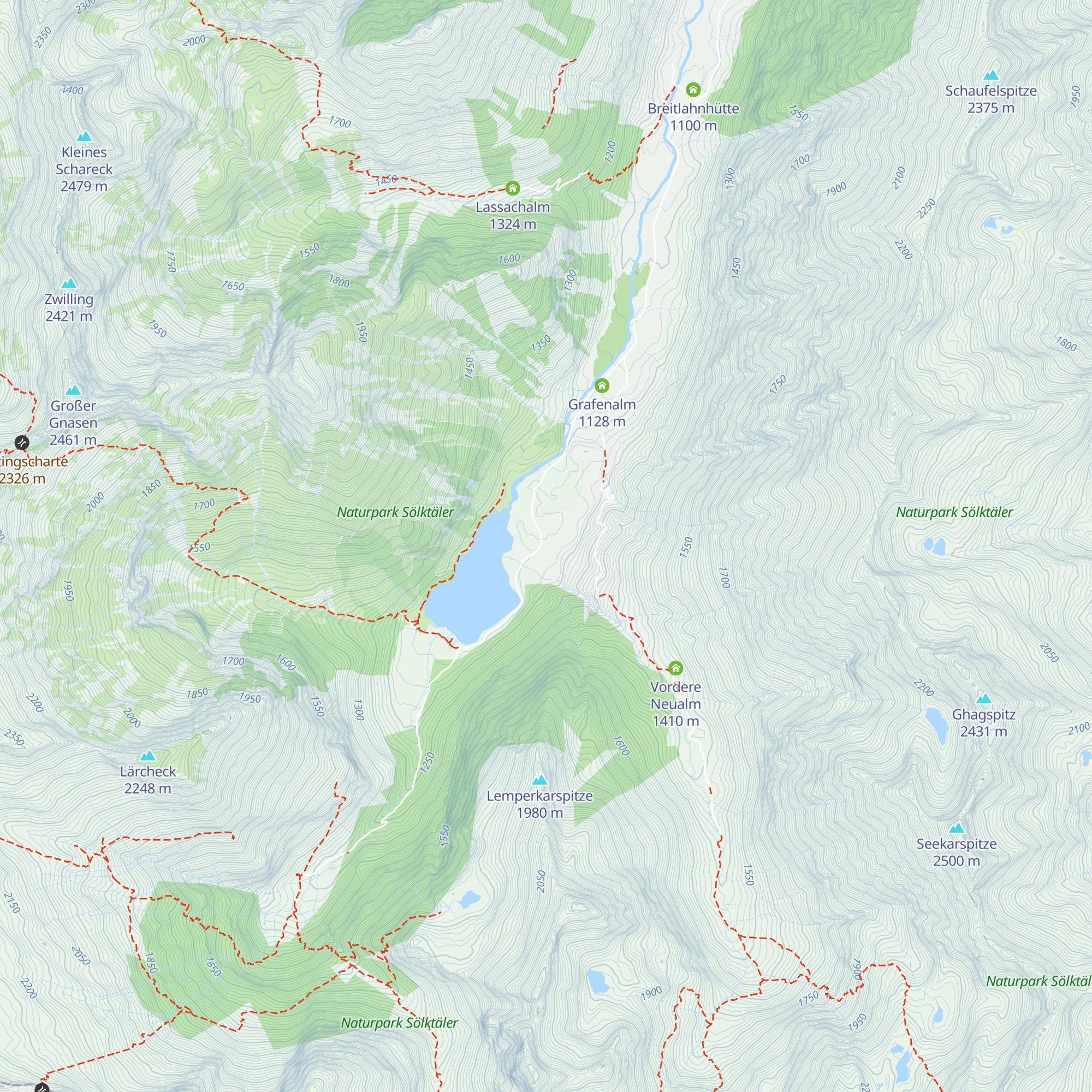 Jägeralm map